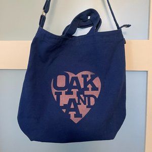 Oakland Love BAGGU duck tote!! Rare!